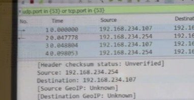 Network traffic capture shown during a FOX 2 St. Louis segment